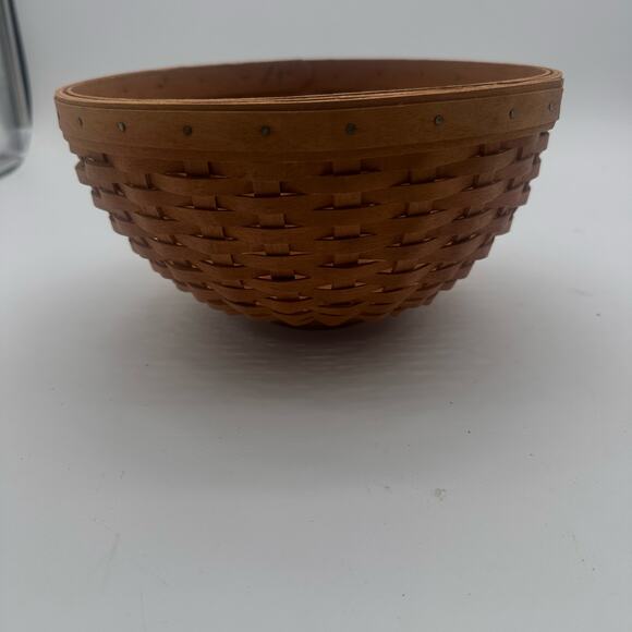 Longaberger basket wood inner engraved 2003 handmade woven company pamphlet - Picture 4 of 16